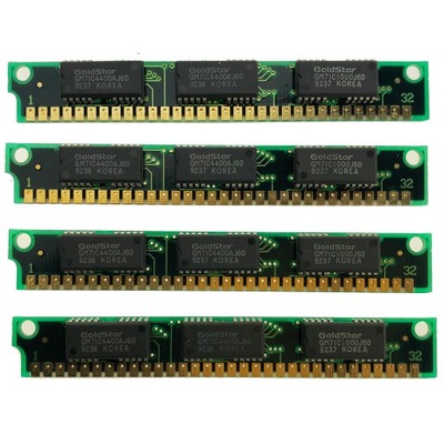 4MB 30 PIN (4X1) GOLDSTAR GM71C1000J6 100% OK @oH