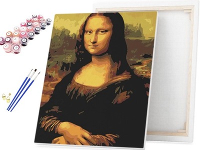 Mona Lisa - Leonardo Da Vinci - Malowanie po numerach
