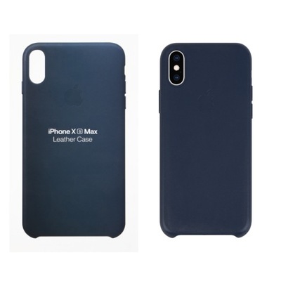 DO IPHONE XS MAX ETUI LEATHER CASE MIDNIGHT BLUE