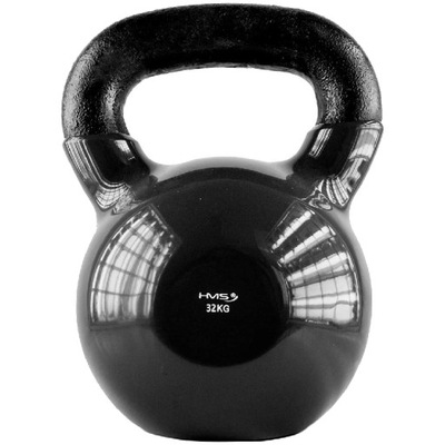 KETTLEBELL ŻELIWNY HANTLA CIĘŻAREK ODWAŻNIK WINYL 32KG