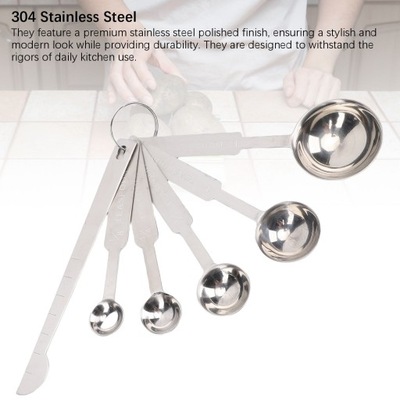 5PCS Pomiarowe łyżki 0,5 ml 1,25 ml 2,5 ml 5 ml 15 ml Multi 63