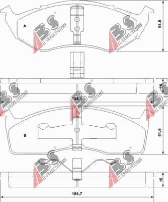 ZAPATAS DE FRENADO PARTE DELANTERA CHRYSLER VOYAGER 1995-2001  