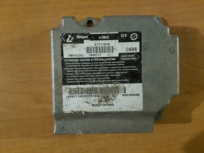 Модуль блок управления подушек подушка безопасности fiat stilo фото №1