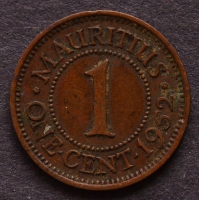 Mauritius - 1 cent 1952