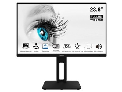 Monitor MSI Pro MP242AP 23.8" 1920x1080px IPS 100Hz 1 ms
