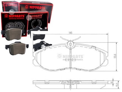 Гальмівні колодки гальмівні renault kangoo d 55 1.9 kc0d k фото №1