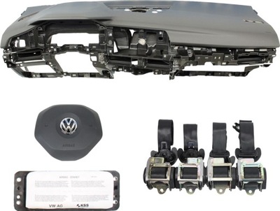 Приборная панель консоль подушка безопасности ремни vw golf 8 фото №1