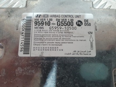 Модуль подушек подушка безопасности kia niro 2019- 95910-g5500 фото №1