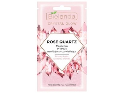 Bielenda Glow Rose Quartz maseczka nawilżająca 8g