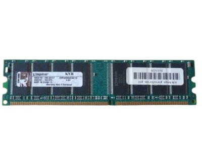 Pamięć DDR 1GB 400MHz PC3200 Kingston 1x 1GB Gwarancja