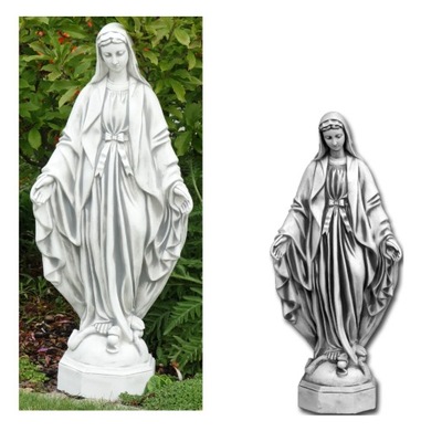 Ozdoba betonowa Figura "Maryja" ozdoba ogrodu, wnętrza, kapliczki h:118 cm