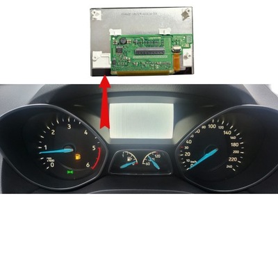 Дисплей лічильник ford tourneo custom connect 2013-2018 lcd фото №1