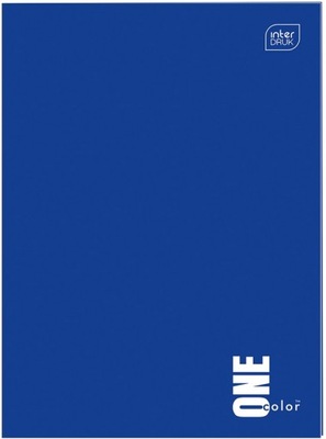Zeszyt A4/96 kratka UV OneColor Interdru niebieski