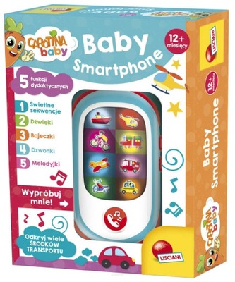 KAROTKA ELEKTRONICZNY BABY SMARTPHONE