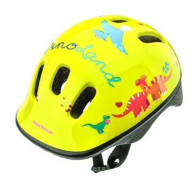 Kask Meteor KS06 XS 44-48 cm Dino limonkowy