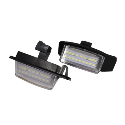 Підсвітка led реєстрації mitsubishi lancer x 2011 2012 2013 2014 2015 фото №1