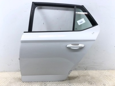 Дверь левый задняя skoda fabia iii хэтчбек candy white фото №1