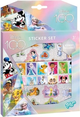 TOTUM ZESTAW NAKLEJEK DISNEY 100 00200