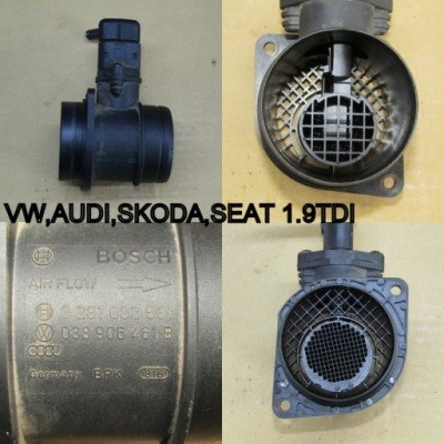 Расходомер audi vw seat skoda 1.9tdi фото №1