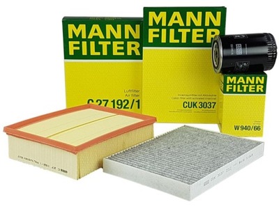 MANN JUEGO DE FILTROS AUDI A4 B6 B7 SEAT EXEO 1.8T  