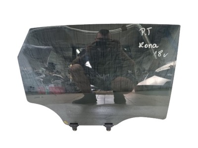 Hyundai kona 2018 скло двері права задня задня фото №1