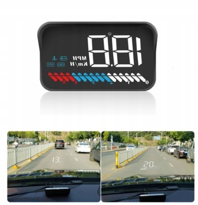 DISPLAY SPOT LIGHT LED LCD HUD OBD2 GPS USB M7  