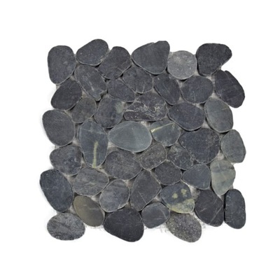 Otoczaki cięte BLACK PADAR mozaika kamienna