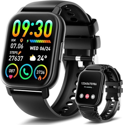 Smartwatch POOUNUR Smart Watch czarny (564)