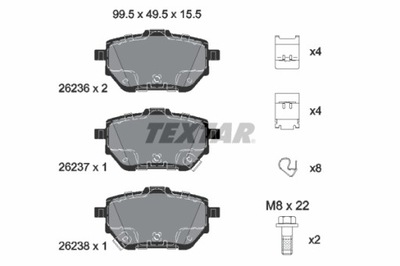 TRINKELĖS STABDŽIŲ - KOMPLEKTAS Q+ 2623601 