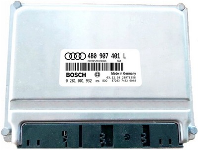 ECU AUDI A6 C5 2.5 TDI 4B0907401L 0281001932