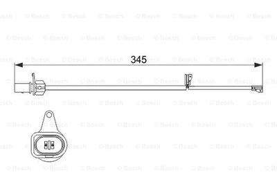 SENSOR ZAPATAS BOSCH 1 987 474 507 1987474507  