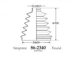 Защита шарнир наружный. jeep cherokee kj 02-07 фото №1