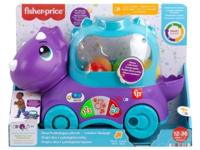 Zabawka FISHER PRICE Dinuś Podskakujące piłeczki