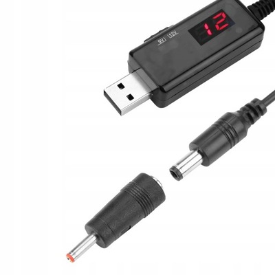 USB TO DC BOOST CONVERTER CABLE 5V TO 9V 12V