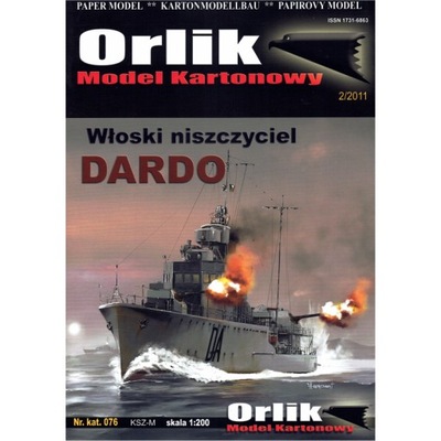 Orlik 076 - Włoski niszczyciel Dardo 1:200