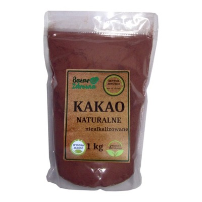 KAKAO NATURALNE 1KG NIEALKALIZOWANE W PROSZKU