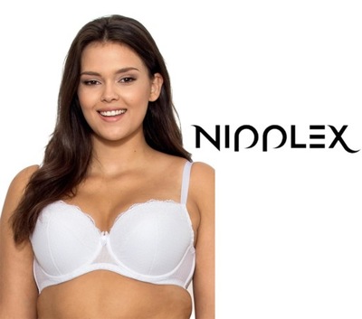 NIPPLEX biustonosz PIA biały FULL CUP 90B