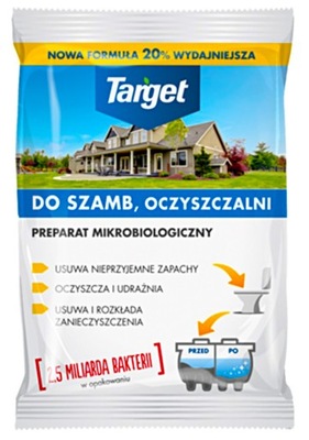 TARGET SASZETKA ŚRODEK DO SZAMB I OCZYSZCZALNI 25g