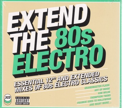 3 CD- SKŁADANKA- EXTEND THE 80s ELECTRO (W FOLII)