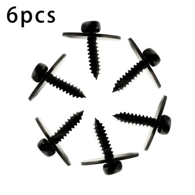 6PCS SHEET МЕТАЛ SCREWS UNDERCAR SHIELD CLIP