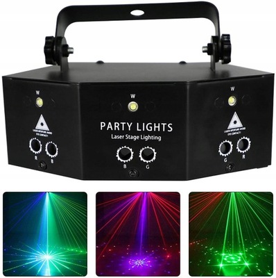 Lampy dyskotekowe disco na imprezę domówkę światła