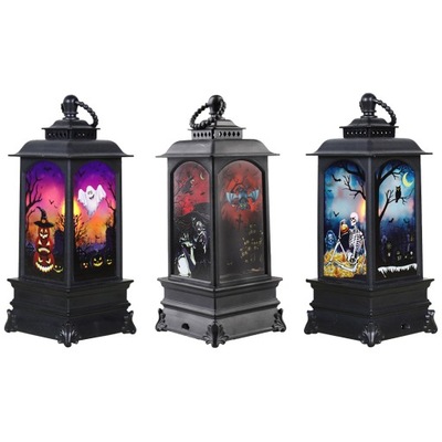 LATARNIE LED HALLOWEEN DYNIA 3 SZT