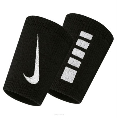 Frotka tenisowa Nike Elite Double-Wide czarna