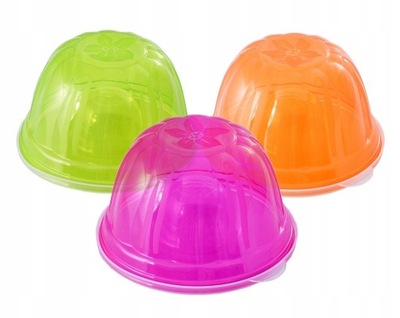 ZESTAW 3 POJEMNIKÓW KUCHENNYCH DO DESERÓW GALARETK