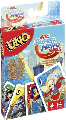 GRA KARTY UNO UNO DC SUPER HERO GIRL gra rodzinna