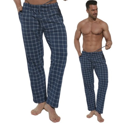 CORNETTE spodnie męskie od piżamy 691/42 kratka