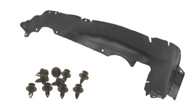 Подкрылок передние левая + клипсы chevrolet aveo 03- фото №1