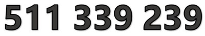 511 339 239 ORANGE STARTER ZŁOTY ŁATWY PROSTY NUMER KARTA SIM GSM PREPAID