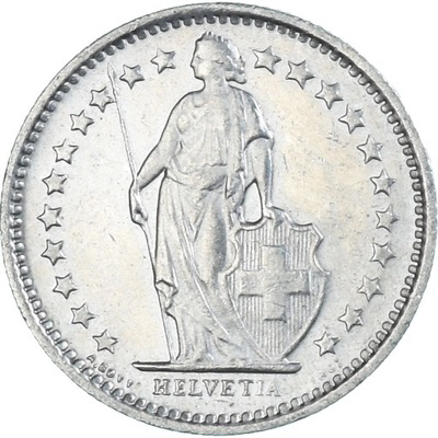 Moneta, Szwajcaria, 1/2 Franc, 1978