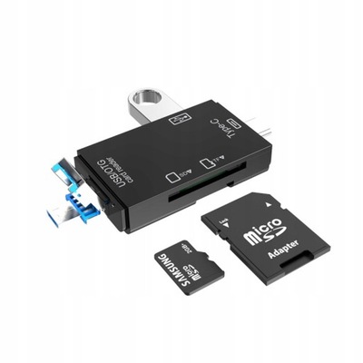 Czytnik kart SD czytnik kart USB C 6 w 1 USB 2.0 T